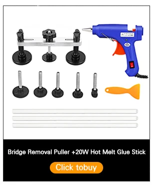 Car paintless dent repair tools Dent Repair Kit Car Dent Puller with Glue Puller Tabs Removal Kits for Vehicle Car Auto