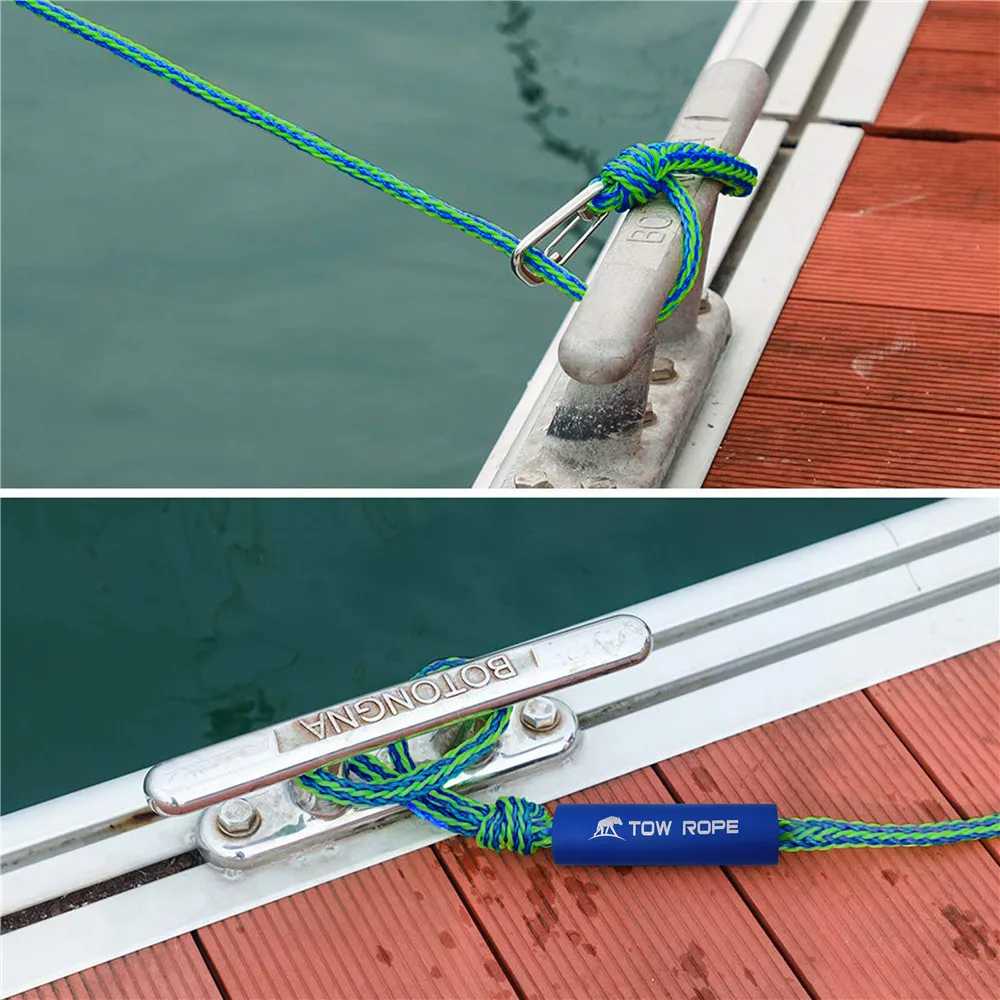 3 Sizes Heavy Duty Braided Dock Line Marine Dock Rope Docking Lines Mooring Rope Boat line 2.1m 3m 4.2m 5