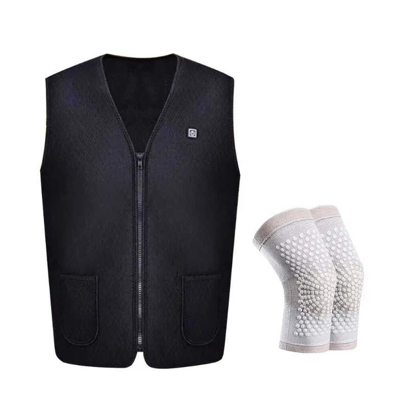

Electric USB Winter Infrared Heated Warm Jacket Thermal Clothing Men Women Outdoor Vest Waistcoat for Sports Hiking