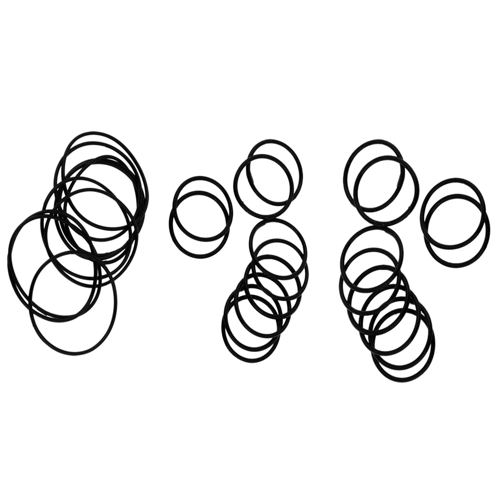 Sealing Ring/Rubber Gasket/Sealing Washer, Pack of 30, Enough Spare Parts for Flashlight