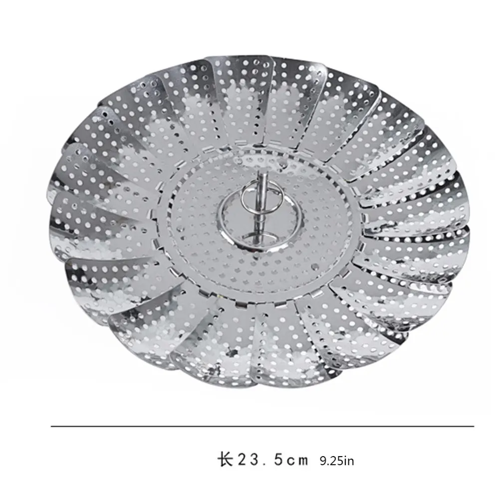 14 см Складная нержавеющая Пароварка для приготовления пищи Пароварка для готовки на пару кухонный ящик Складная Паровая чаша для овощей Пароварка для фруктов корзина