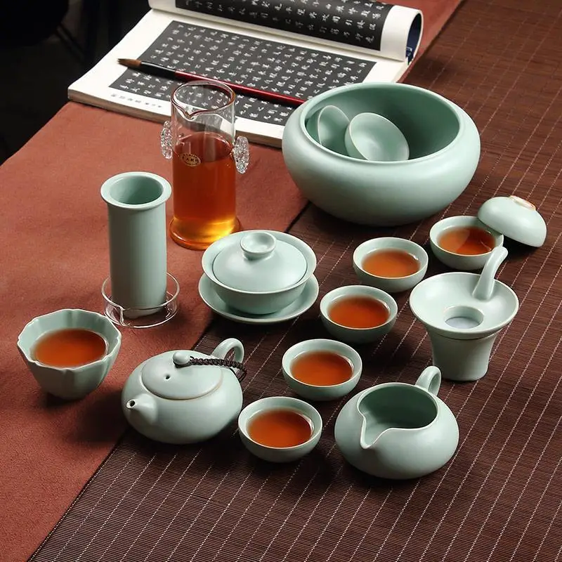 Kuchnia Teapot Bedroom Decor Teaset With Infuser Theepot Kitchen Kung Fu Chinese Tea Pot Home Decor - 4000399587370