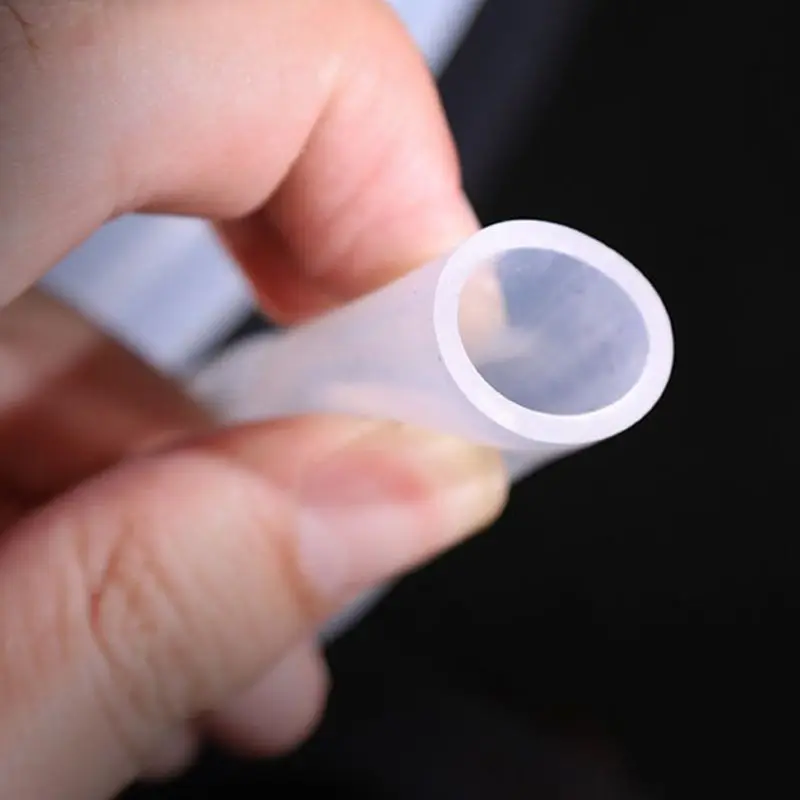 2.5 Meter Food Grade Transparent Silicone Rubber Hose 8*10mm Out Diameter Flexible Silicone Tube
