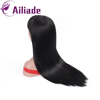 

AILIADE Long Straight Blonde Wigs with Bangs Cosplay Synthetic for Black Women Afro Straight Natural Party False Hair Wigs