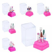 

7 PC Nail Art Ceramic Tungsten Steel Alloy Grinding Head Set Rotary Power Tool Nail Polisher Grinding Head Brush Polishing Tools