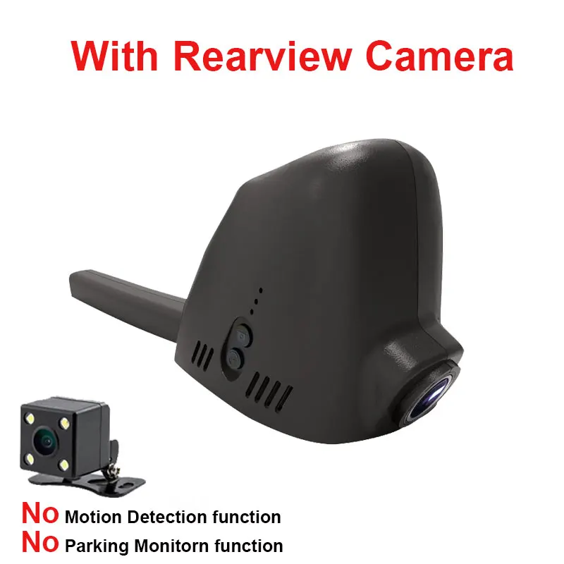 With Rear Lens Kampacar Novatek 96658 автомобильный Wifi DVR видеорегистратор две камеры Авто рекордер для peugeot 308 t9 sw gt до два объектива Автомобильные видеорегистраторы - Название цвета: With Rear Lens