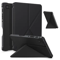 Capa dobrável multiângulo para samsung galaxy, capa de 8.7 polegadas modelo tab a7 lite 8.7