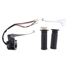 Поворот дроссельной заслонки корпус руля ручки переключатель тормоза рычаги для Yamaha PW 50