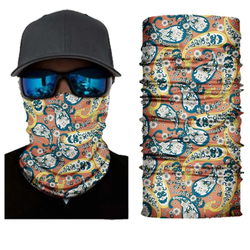 China Supplier Fashion Customised Promotion Microfiber Multiuse Magic Uv Polyester Gaiter Bandana Warmer Neck Gaitor man scarf Scarves