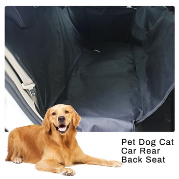 

Car Rear Waterproof Pet Seat Carrier Cover Mat Blanket Hammock Cushion With Safety Belt