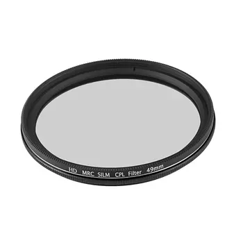 

Waterproof Circular Polarizer CPL Camera Lens Filter Super Thin 49/52/55/58/62/67/72/77MM for Canon 10.5*9*1cm Silver 4.5MM