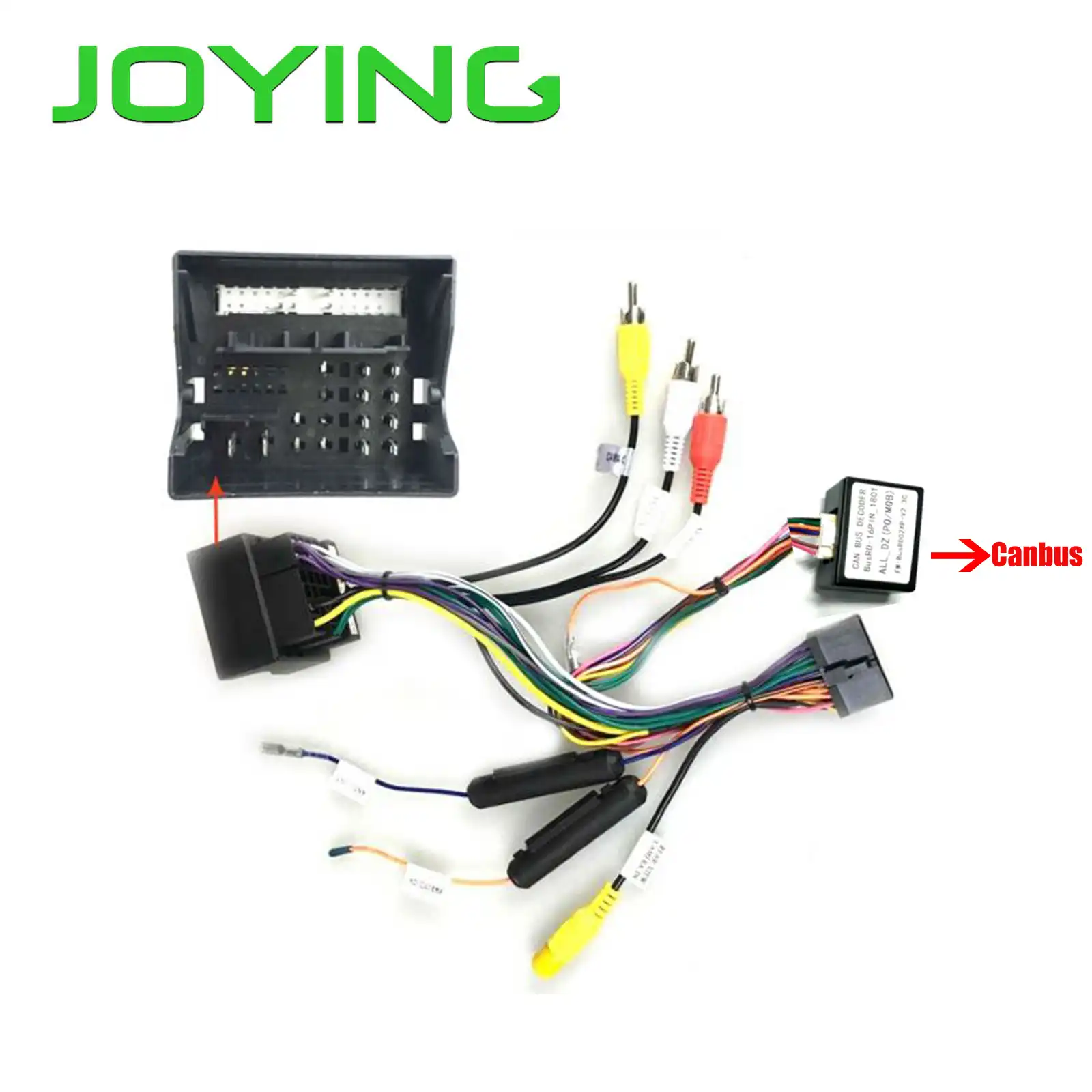 JOYING AFTERMARKET CAR STEREO RADIO RECEIVER INSTALL WIRING HARNESS