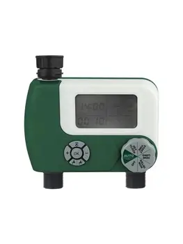 

Garden Watering Timer Dual Interface Irrigation Controller Automatic Electronic Hose Digital Timer Watering Irrigation Tool