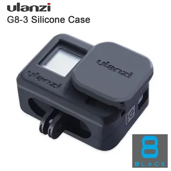 

Ulanzi G8-3 Vlog Soft Protective Case with Camera Lens Cap for GoPro Hero 8 Silicone Vlogging Case Cage Camera Accessories