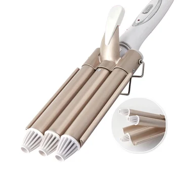 

Hair curler Rizador de cabello Curling iron Plancha de pelo Boucleur cheveux Modelador de cachos cabelo Triple Barrel