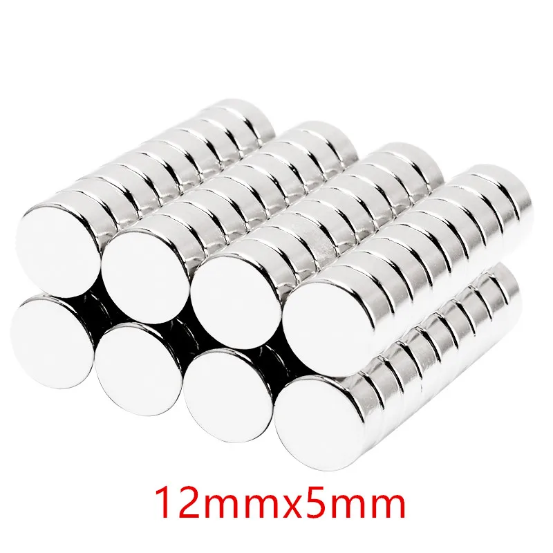 N35 Round Magnet Super Strong Rare Earth Permanent Magnet NdFeB Magnets 1-100Pcs 
