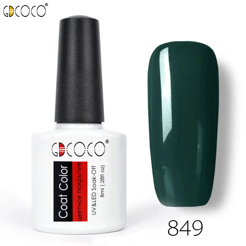 849 GDCOCO Гель-лак 8 мл 50 цветов УФ-гель для маникюра Сделай Сам дизайн ногтей Venalisa Гель-лак дизайн лак замачиваемый Светодиодный УФ-гель для ногтей - Цвет: 849