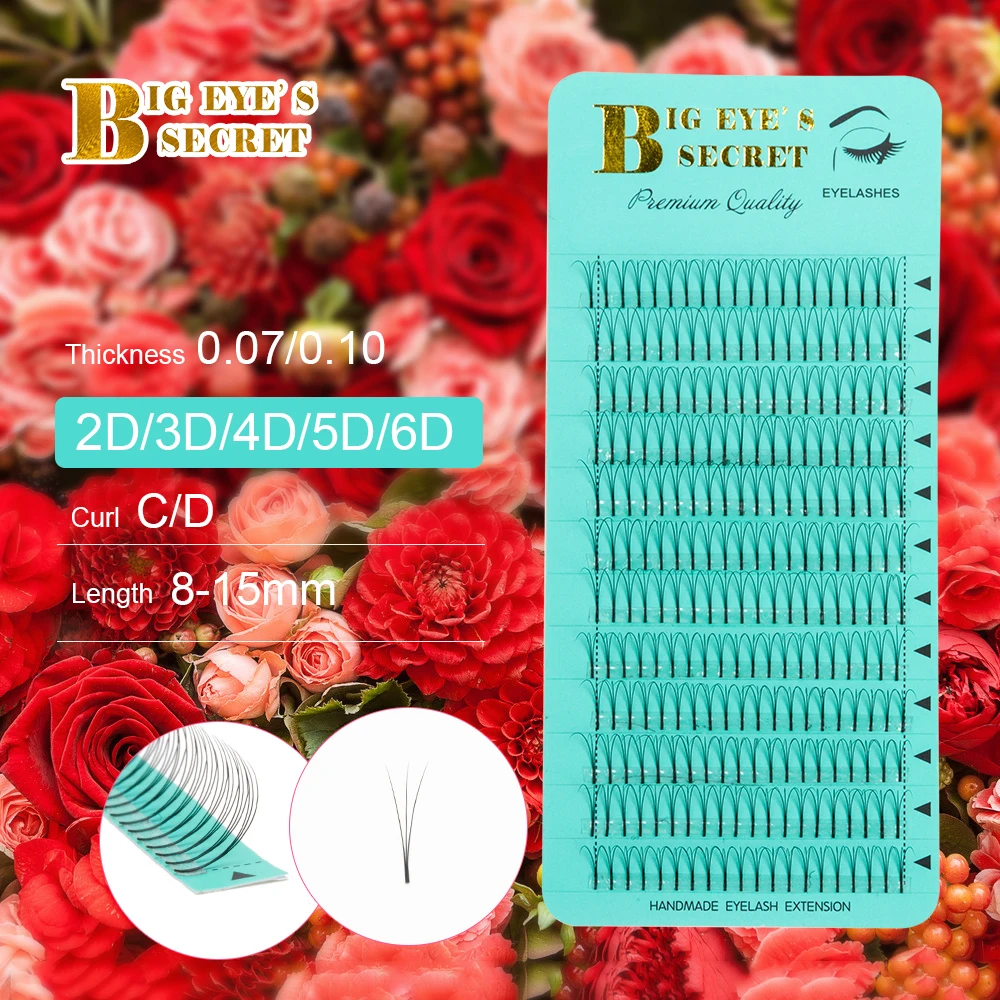 Рисунок 2 - Объемные Накладные ресницы BES 2D