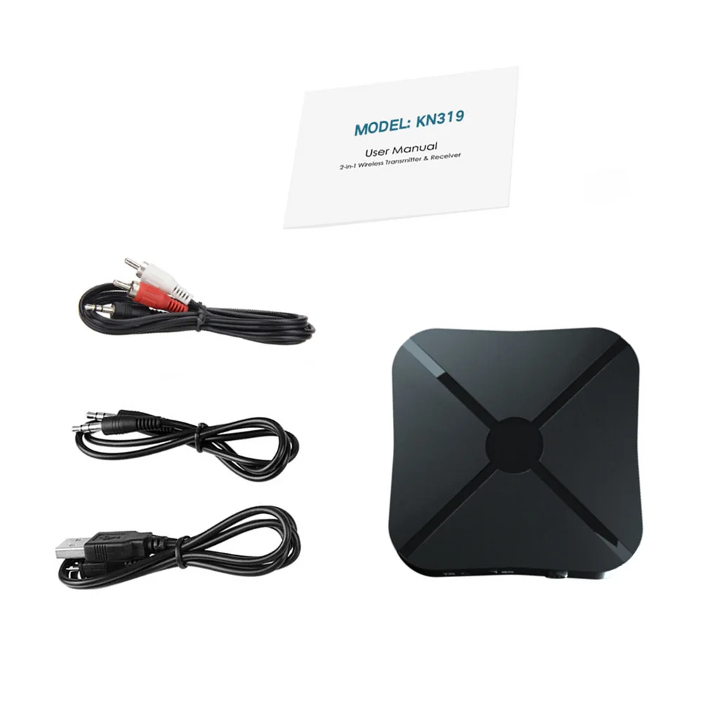 2 в 1 стерео Bluetooth 4,2 приемник передатчик домашний ТВ MP3 PC беспроводной адаптер аудио 3,5 мм AUX