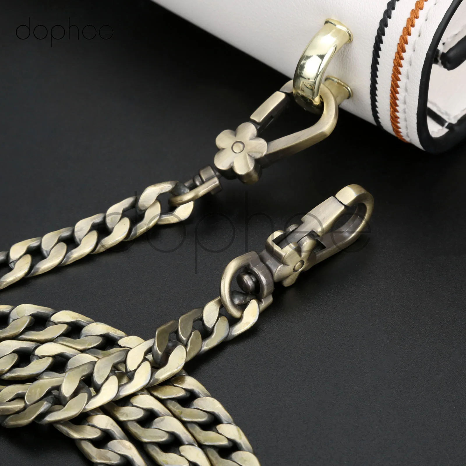 Dophee 1 шт. DIY Замена лямки для сумки через плечо 10 мм ремень с цепочкой ручки для DIY сумки проект разъем арки моста