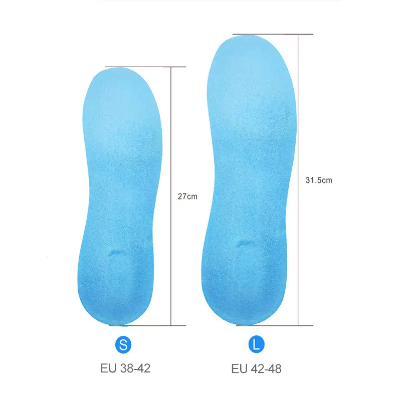 Gel Palmilha Silicone Cuidados Com Os Pés Ortopédicos Para Os Pés Sapatos Sole Esporte Palmilhas Absorção De Choque Arch Almofada Ortopédica Palmilha