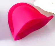1 pcs Rose red Кухонные мини-перчатки для духовки Силиконовые термостойкие кухонные прихватки рукавицы Potholder дерзкая противоскользящая подставка для выпечки держатель посуды - Цвет: 1 pcs Rose red