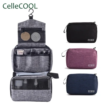 

Multifunction Women Men Hanging Cosmetic Bag Folding Travel Organizer Toiletry Wash Make up Storage Pouch Beautician Makeup Bag