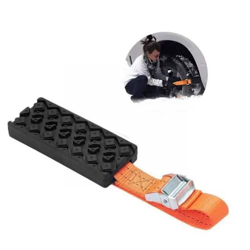 1PC Car Tire Anti-skid Chain Traction Mat Plastic Mud Sand Escape Device Tools Board Traction for Snow Mud Road Universal