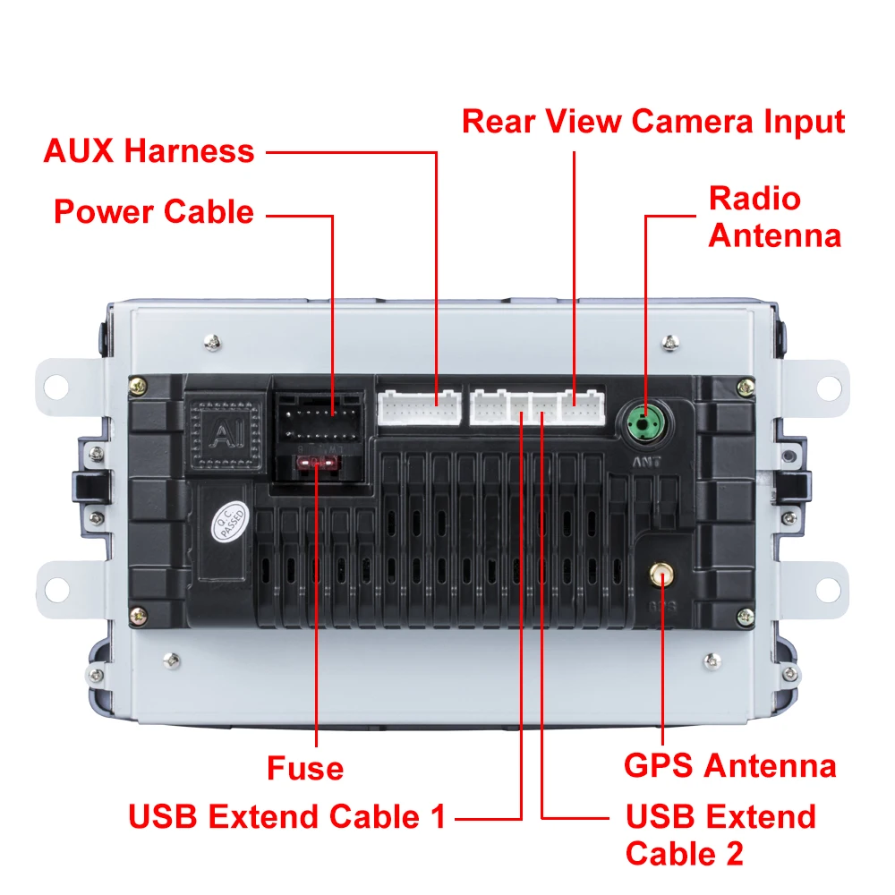  Camecho 2 din Android 8.1 Car radio GPS Multimedia Player Autoradio For Dacia Sandero Duster Renaul