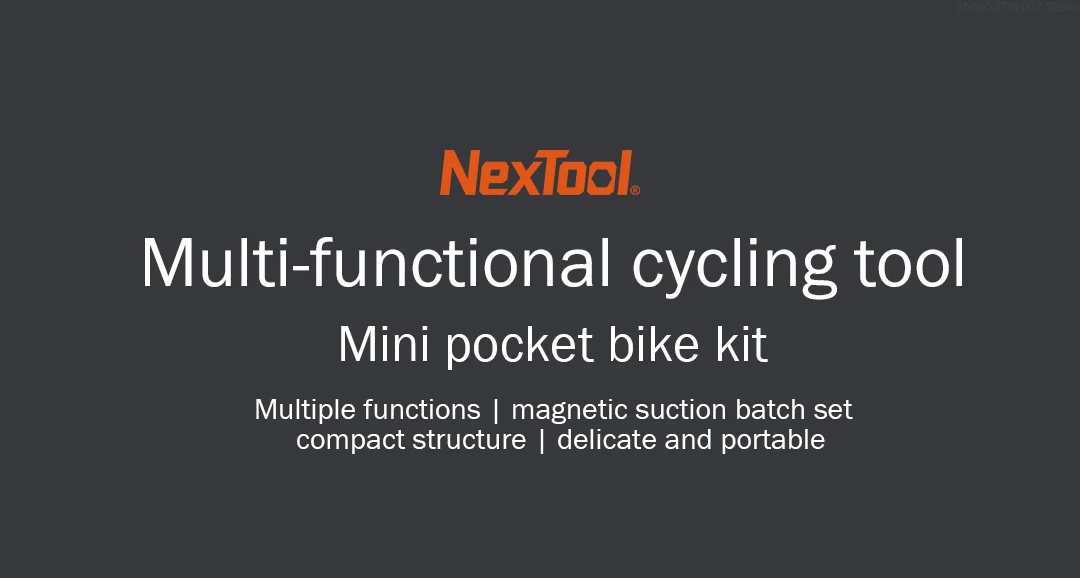 Xiaomi Youpin NexTool Многофункциональный велосипедный инструмент мини карманный велосипедный ящик для инструментов наружный гаечный ключ инструмент для ремонта Магнитный рукав