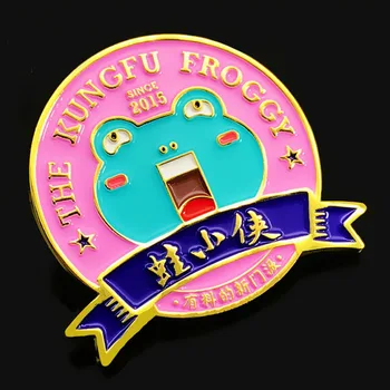 

500pcs Metal badges custom company logo business activities enamel paint custom badge brooch badge making the licensing