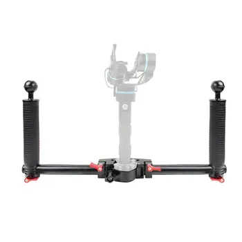

Dual Hand-Held Bracket Handheld Extension Stabilizer Mounting Bracket For Dji Slr Camera Stabilizer