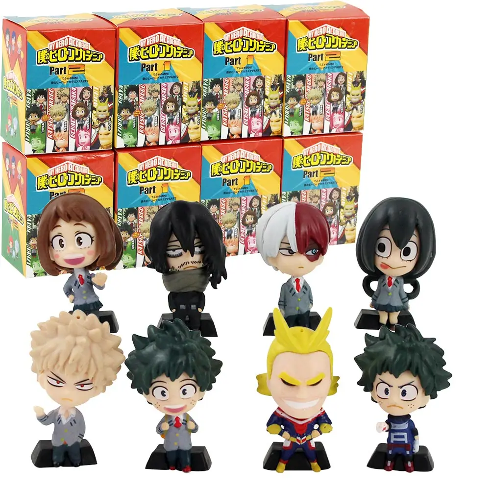 Set Di 5 O 9 Figure My Hero Academia, Personaggi Da 7.5 A 10.5 Cm, In PVC, Decorazione Da Collezione - 5