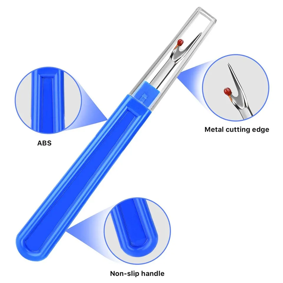 Sewing Tools Premium Vector | Set Tailor Seam Rippers Line Art Sewing ...