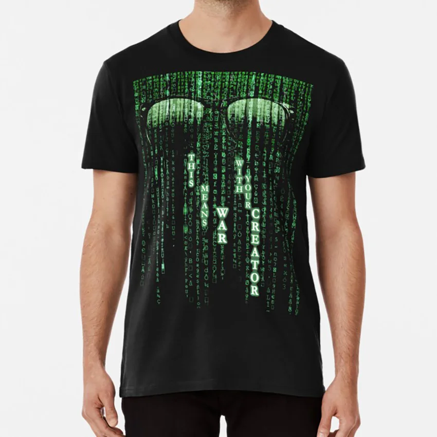 Черный Muse алгоритм матрица футболка muse алгоритм матричный код очки моделирование тегия bellamy музыкальная лирика - Цвет: Черный