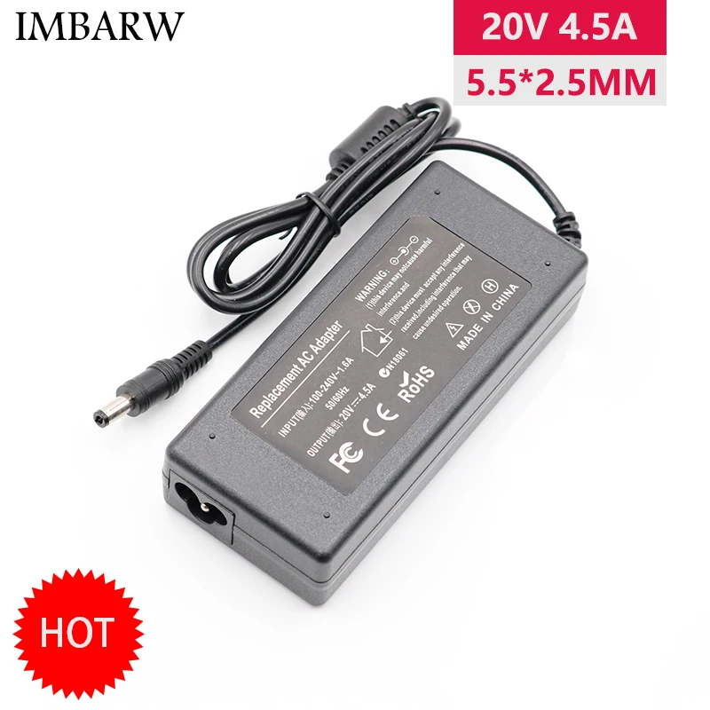 Зарядное устройство для ноутбука Ideapad Z485 Z510 Z560 Z565 Z570 Z575 Z580 Z585 U110 U130 20 в 5 А 2