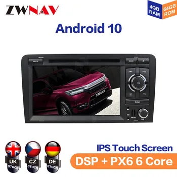 

Android 10.0 IPS Screen For Audi A3 2003-2013 Car Multimedia Player Navigation Audio Radio Stereo Head Unit Car radio 2din