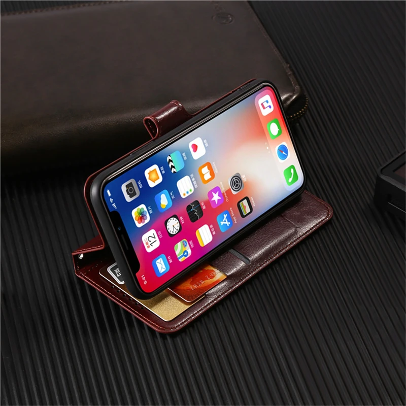 Wallet Leather Flip Case For Samsung A20E A10 E A30 A40 A50 A70 S A7 A9 Pro 2019 A8S A8 Plus A5 A3 2018 2017 Premium Compact Bag