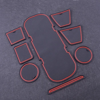 

CITALL 8pcs Gate Slot Mat Door Groove Pad Cup Holder Trim Fit For Toyota 86 Subaru BRZ 2012 2013 2014 2015 2016 2017 2018 2019