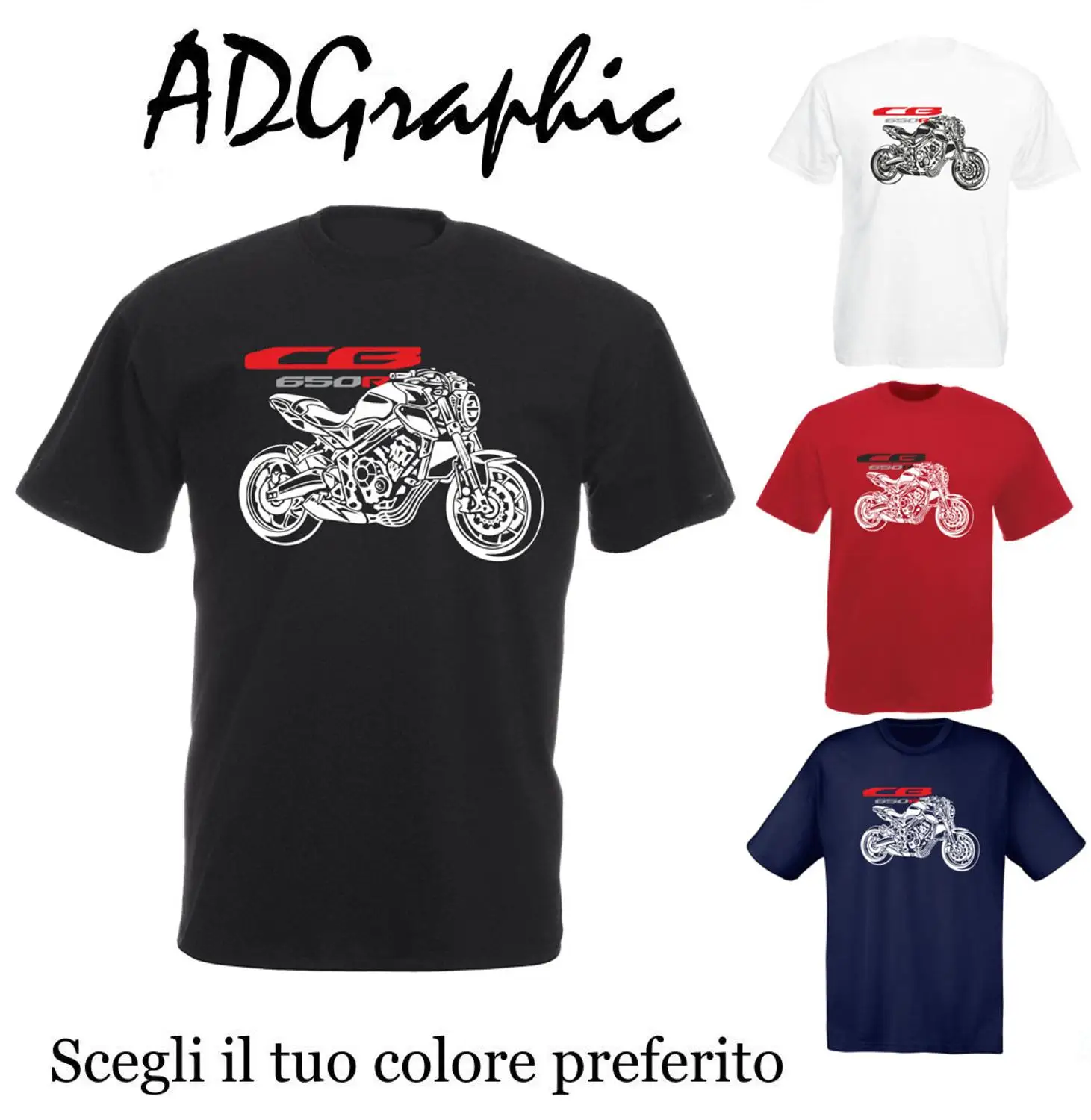 

T-Shirt Knit Cotton T-Shirt Motorcycle Moto Hon Cb650R Cb 650 R Men'S Hip Hop Street Extend Men Slim Fit T Shirts