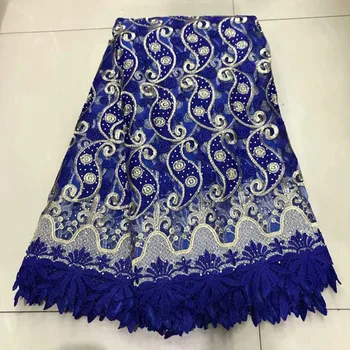 

French Lace Fabric High Quality Cord Lace Nigerian Lace Fabric With Stones For Women Party Dresses African Tulle Lace 04