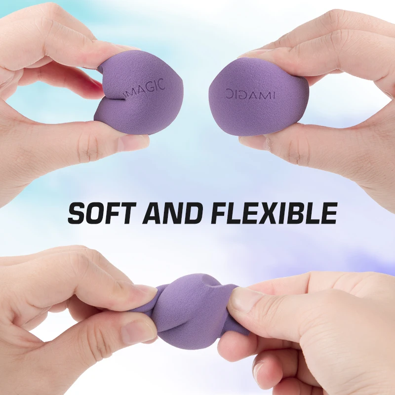 IMAGIC Cosmetic Puff Powder Makeup Sponge Smooth Women's Makeup Foundation Sponge Beauty Make Up Tools Water Drop Blending Shape