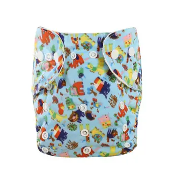 

Infants Baby Kids Diapers Baby Washable Printed Snap Diaper Pants Neonatal Leak-proof Diaper Reusable Diapers New