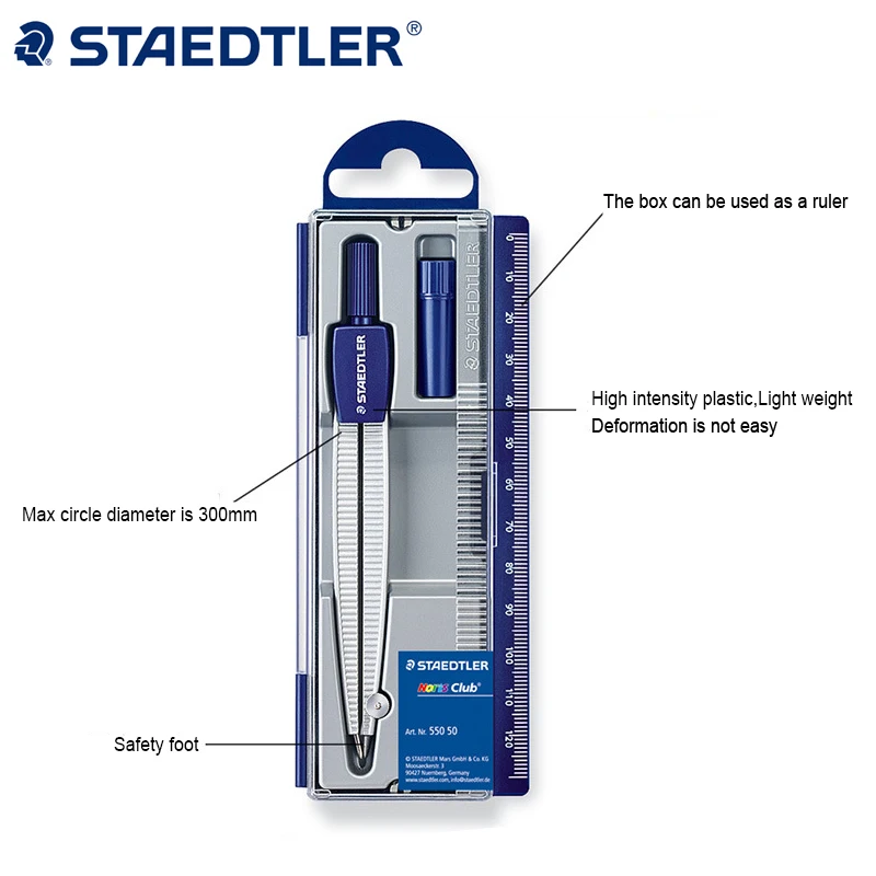 Staedtler 550 50/60 나침반 설계 도면 작성 도구