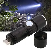 Освещение USB светодиодный фонарик перезаряжаемый Mabor 4 Вт фонарь ZOOM путешествия черный 120LM Penlight Мини Яркий инструмент выживания кемпинг