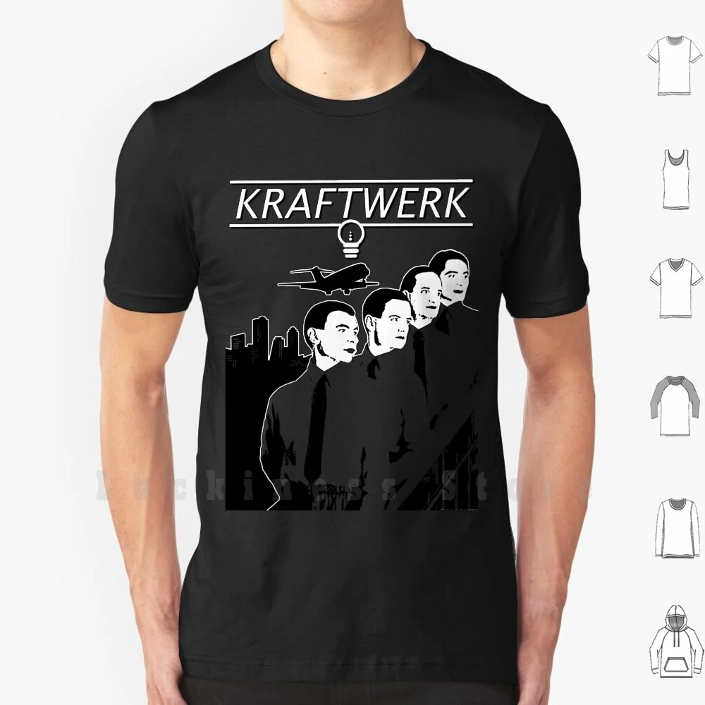 Kraftwerk ステンシルtシャツプリント綿100 新クールtシャツkraftwerk Kraftworkドイツドイツアウトバーン発電所 Tシャツ Aliexpress