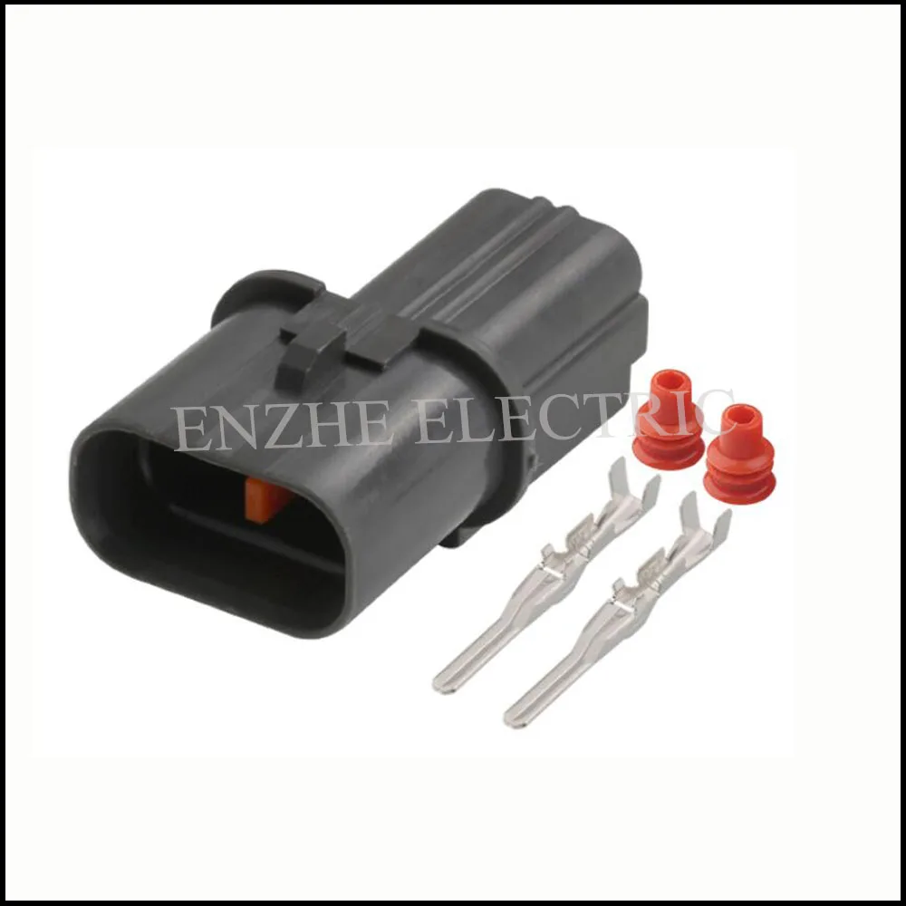 

100SET DJ7023B-2.2-11 car male wire connector Harnes cable 2 pin automotive waterproof plug Include terminals seal