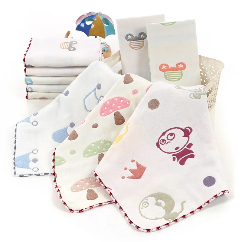  Newborn Son Small Tower Soft Absorbent Six-layer Gauze Adult Handkerchief Infant Child Face Wash Ke