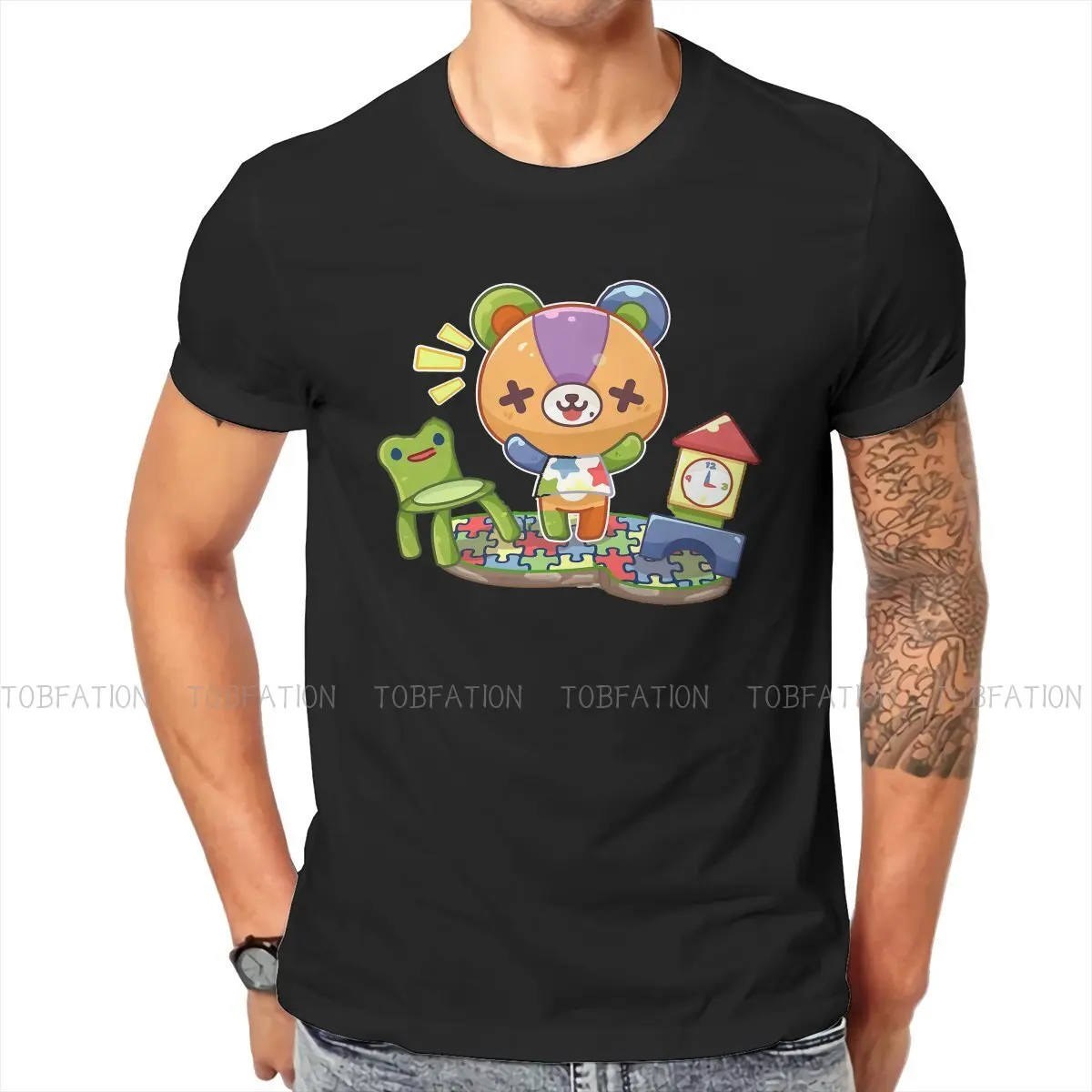 Tees Tops Loose Cotton Crewneck T Shirt 