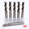 BB End Mills High Precision HSS Metal Cutter Co8 Cobalt D1-32mm 2 3 4 Flutes Teeth Aluminum Milling Tool Key Seater Router Bit ► Photo 2/6